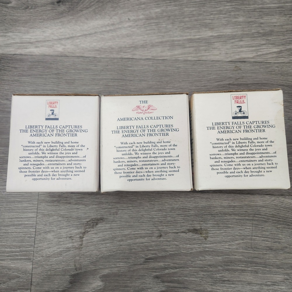 Vintage International Resourcing Village Buildings Set of 3 Collectible - Picture 5 of 15